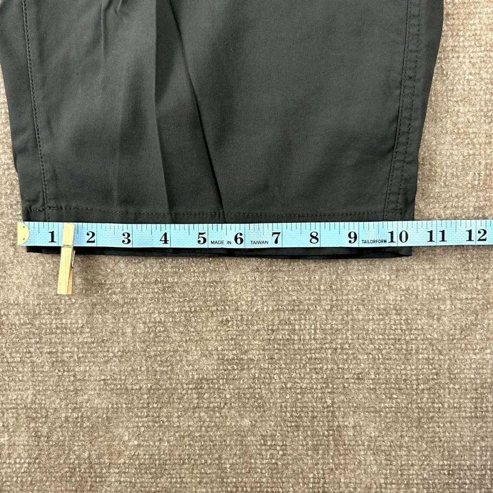 Eddie Bauer Rainier Tech Shorts Mens 32‎ Black Hybrid Chino Performance Stretch